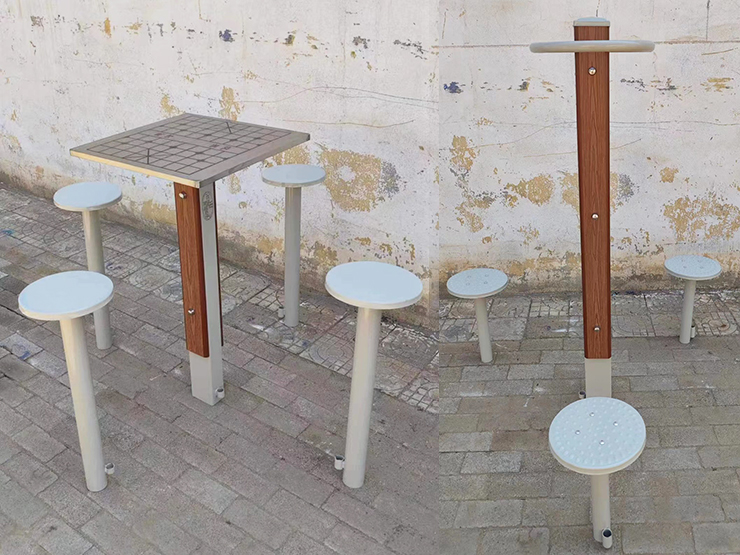 塑木健身路径，户外塑木路径安装案例