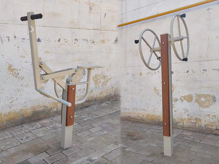 塑木健身路径，户外塑木路径安装案例