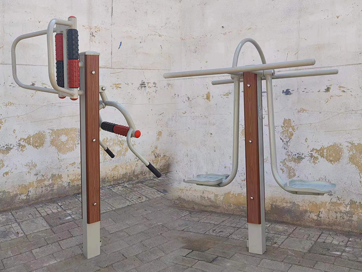 塑木健身路径，户外塑木路径安装案例